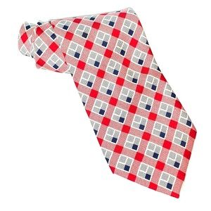 Nautica Men’s Silk Tie Hand Finished Geometric